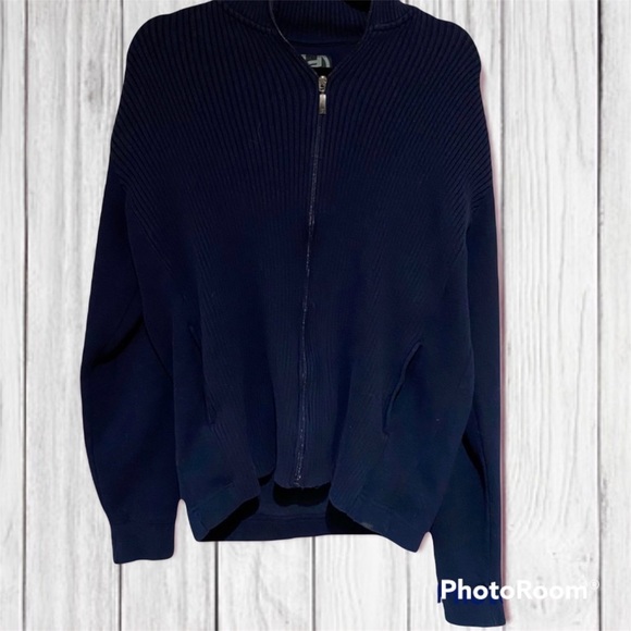 Dark Navy Zip Up Sweatshirt Hathaway H5 series - Picture 1 of 6